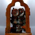 Brass Vishnu Lakshmi on Garuda Dual Tone Idol | 12" x 9" x 5" (30.5 x 22.9 x 12.7 cm) | 5.5 kg Sacred Art | Divine Couple Murti